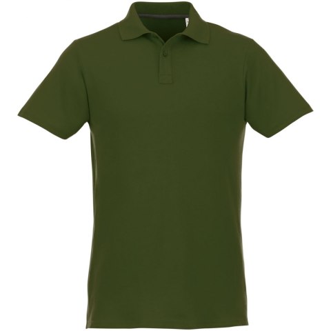 Helios - koszulka męska polo z krótkim rękawem zieleń wojskowa (38106703) Helios - koszulka męska polo z krótkim rękawem zieleń wojskowa (38106703)