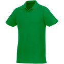 Helios - koszulka męska polo z krótkim rękawem zielona paproć (38106690)