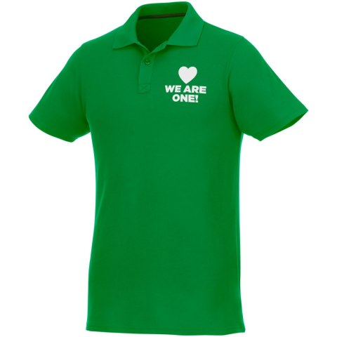 Helios - koszulka męska polo z krótkim rękawem zielona paproć (38106692) Helios - koszulka męska polo z krótkim rękawem zielona paproć (38106692)