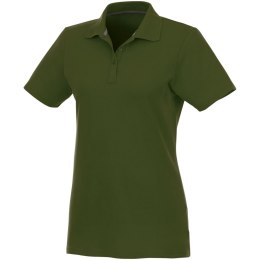 Helios - koszulka damska polo z krótkim rękawem zieleń wojskowa (38107700)