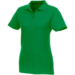 Helios - koszulka damska polo z krótkim rękawem zielona paproć (38107690)