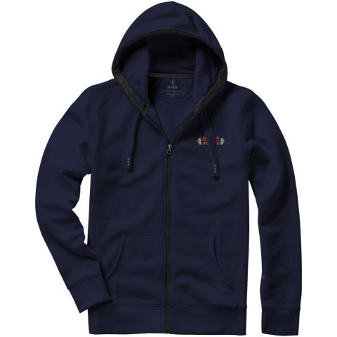 Męska rozpinana bluza z kapturem Arora granatowy (38211492) Męska rozpinana bluza z kapturem Arora granatowy (38211492)