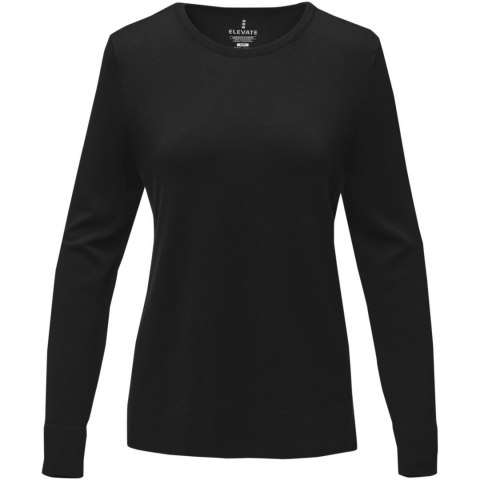 Damski sweter z okrągłym dekoltem Merrit czarny (38228995) Damski sweter z okrągłym dekoltem Merrit czarny (38228995)