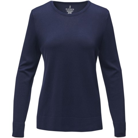 Damski sweter z okrągłym dekoltem Merrit granatowy (38228490) Damski sweter z okrągłym dekoltem Merrit granatowy (38228490)