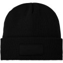 Czapka typu beanie Boreas z naszywką czarny (38676990)