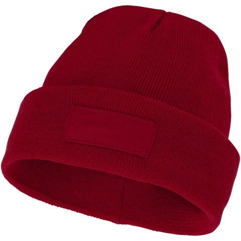 Czapka typu beanie Boreas z naszywką czerwony (38676250)