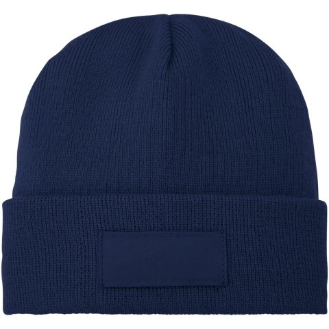Czapka typu beanie Boreas z naszywką granatowy (38676490) Czapka typu beanie Boreas z naszywką granatowy (38676490)