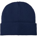 Czapka typu beanie Boreas z naszywką granatowy (38676490)