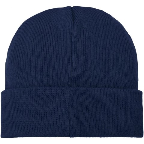 Czapka typu beanie Boreas z naszywką granatowy (38676490) Czapka typu beanie Boreas z naszywką granatowy (38676490)