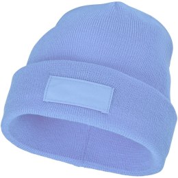 Czapka typu beanie Boreas z naszywką jasnoniebieski (38676400)