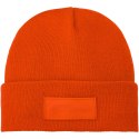 Czapka typu beanie Boreas z naszywką pomarańczowy (38676330)