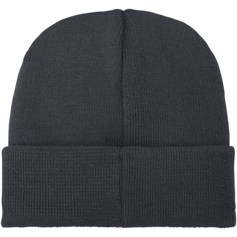 Czapka typu beanie Boreas z naszywką szary sztormowy (38676890) Czapka typu beanie Boreas z naszywką szary sztormowy (38676890)