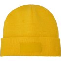 Czapka typu beanie Boreas z naszywką żółty (38676100)