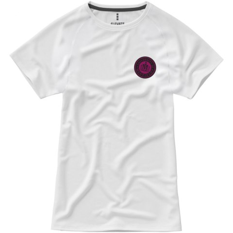 Damski T-shirt Niagara z krótkim rękawem z dzianiny Cool Fit odprowadzającej wilgoć biały (39011010) Damski T-shirt Niagara z krótkim rękawem z dzianiny Cool Fit odprowadzającej wilgoć biały (39011010)