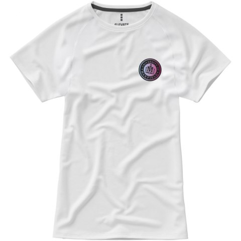 Damski T-shirt Niagara z krótkim rękawem z dzianiny Cool Fit odprowadzającej wilgoć biały (39011010) Damski T-shirt Niagara z krótkim rękawem z dzianiny Cool Fit odprowadzającej wilgoć biały (39011010)