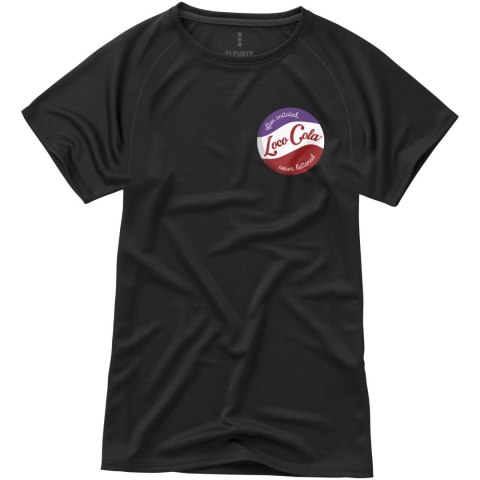 Damski T-shirt Niagara z krótkim rękawem z dzianiny Cool Fit odprowadzającej wilgoć czarny (39011993) Damski T-shirt Niagara z krótkim rękawem z dzianiny Cool Fit odprowadzającej wilgoć czarny (39011993)