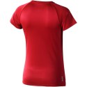 Damski T-shirt Niagara z krótkim rękawem z dzianiny Cool Fit odprowadzającej wilgoć czerwony (39011250)