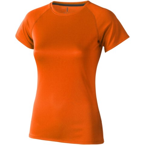 Damski T-shirt Niagara z krótkim rękawem z dzianiny Cool Fit odprowadzającej wilgoć pomarańczowy (39011331)