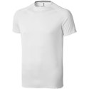 Męski T-shirt Niagara z krótkim rękawem z dzianiny Cool Fit odprowadzającej wilgoć biały (39010015)