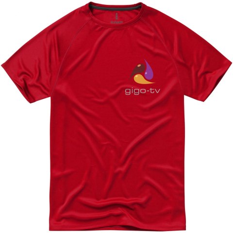 Męski T-shirt Niagara z krótkim rękawem z dzianiny Cool Fit odprowadzającej wilgoć czerwony (39010255) Męski T-shirt Niagara z krótkim rękawem z dzianiny Cool Fit odprowadzającej wilgoć czerwony (39010255)