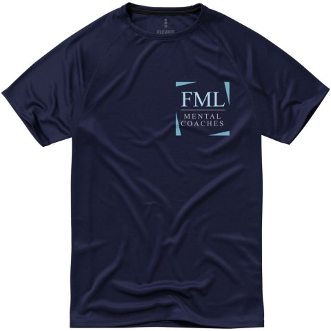 Męski T-shirt Niagara z krótkim rękawem z dzianiny Cool Fit odprowadzającej wilgoć granatowy (39010490) Męski T-shirt Niagara z krótkim rękawem z dzianiny Cool Fit odprowadzającej wilgoć granatowy (39010490)
