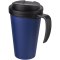 Americano® Grande 350 ml mug with spill-proof lid niebieski, czarny (21042103)