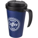 Americano® Grande 350 ml mug with spill-proof lid niebieski, czarny (21042103)