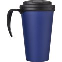 Americano® Grande 350 ml mug with spill-proof lid niebieski, czarny (21042103)