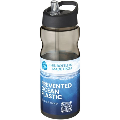 Bidon H2O Eco o pojemności 650 ml z wieczkiem z dzióbkiem charcoal, czarny (21009900) Bidon H2O Eco o pojemności 650 ml z wieczkiem z dzióbkiem charcoal, czarny (21009900)