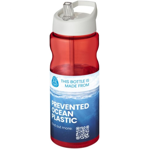 Bidon H2O Eco o pojemności 650 ml z wieczkiem z dzióbkiem czerwony, biały (21009908) Bidon H2O Eco o pojemności 650 ml z wieczkiem z dzióbkiem czerwony, biały (21009908)
