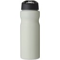 Bidon H2O Eco o pojemności 650 ml z wieczkiem z dzióbkiem kość słoniowa, czarny (21009914)
