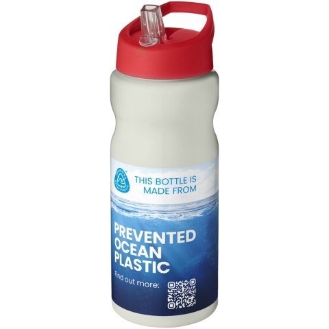 Bidon H2O Eco o pojemności 650 ml z wieczkiem z dzióbkiem kość słoniowa, czerwony (21009915) Bidon H2O Eco o pojemności 650 ml z wieczkiem z dzióbkiem kość słoniowa, czerwony (21009915)