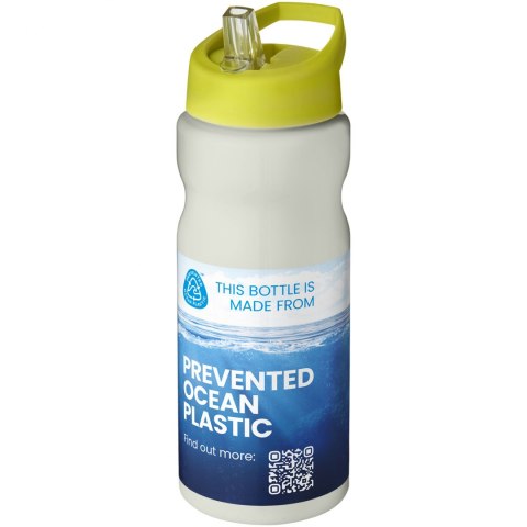 Bidon H2O Eco o pojemności 650 ml z wieczkiem z dzióbkiem kość słoniowa, limonka (21009916) Bidon H2O Eco o pojemności 650 ml z wieczkiem z dzióbkiem kość słoniowa, limonka (21009916)