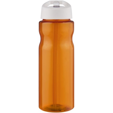 Bidon H2O Eco o pojemności 650 ml z wieczkiem z dzióbkiem pomarańczowy, biały (21009906) Bidon H2O Eco o pojemności 650 ml z wieczkiem z dzióbkiem pomarańczowy, biały (21009906)