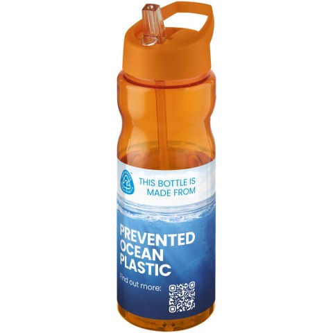 Bidon H2O Eco o pojemności 650 ml z wieczkiem z dzióbkiem pomarańczowy, pomarańczowy (21009907) Bidon H2O Eco o pojemności 650 ml z wieczkiem z dzióbkiem pomarańczowy, pomarańczowy (21009907)