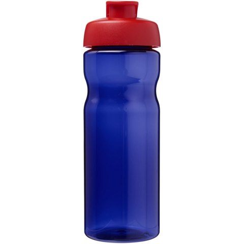 Bidon H2O Eco o pojemności 650 ml z wieczkiem zaciskowym błękit królewski, czerwony (21009714) Bidon H2O Eco o pojemności 650 ml z wieczkiem zaciskowym błękit królewski, czerwony (21009714)