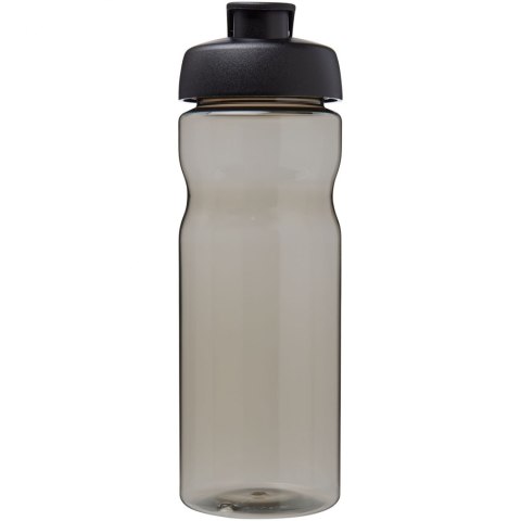 Bidon H2O Eco o pojemności 650 ml z wieczkiem zaciskowym charcoal, czarny (21009700) Bidon H2O Eco o pojemności 650 ml z wieczkiem zaciskowym charcoal, czarny (21009700)