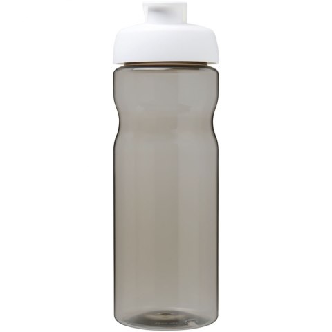 Bidon H2O Eco o pojemności 650 ml z wieczkiem zaciskowym ciemnografitowy, biały (21009701) Bidon H2O Eco o pojemności 650 ml z wieczkiem zaciskowym ciemnografitowy, biały (21009701)