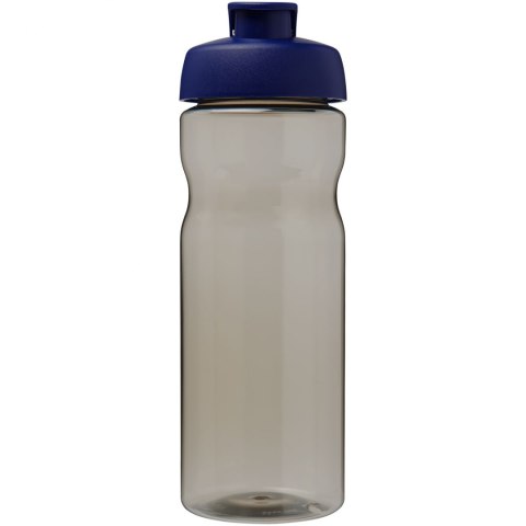 Bidon H2O Eco o pojemności 650 ml z wieczkiem zaciskowym ciemnografitowy, błękit królewski (21009702) Bidon H2O Eco o pojemności 650 ml z wieczkiem zaciskowym ciemnografitowy, błękit królewski (21009702)