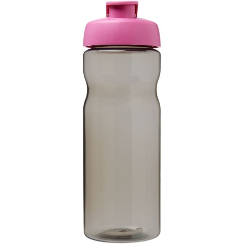 Bidon H2O Eco o pojemności 650 ml z wieczkiem zaciskowym ciemnografitowy, magenta (21009708) Bidon H2O Eco o pojemności 650 ml z wieczkiem zaciskowym ciemnografitowy, magenta (21009708)