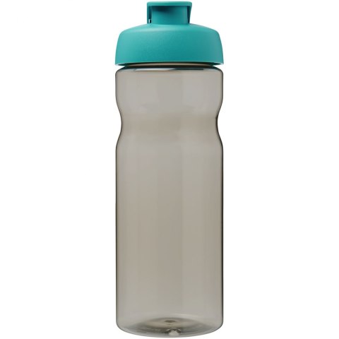 Bidon H2O Eco o pojemności 650 ml z wieczkiem zaciskowym ciemnografitowy, morski (21009705) Bidon H2O Eco o pojemności 650 ml z wieczkiem zaciskowym ciemnografitowy, morski (21009705)