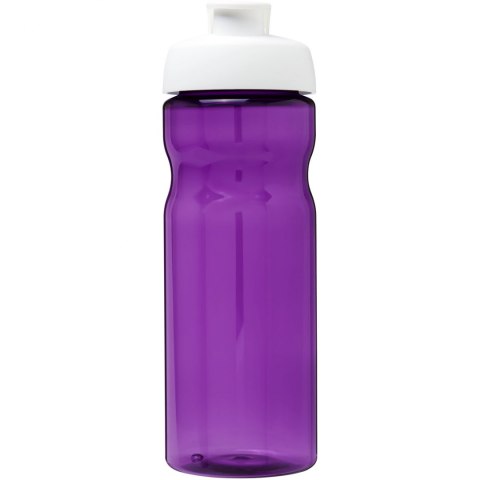 Bidon H2O Eco o pojemności 650 ml z wieczkiem zaciskowym fioletowy, biały (21009718) Bidon H2O Eco o pojemności 650 ml z wieczkiem zaciskowym fioletowy, biały (21009718)
