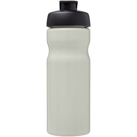 Bidon H2O Eco o pojemności 650 ml z wieczkiem zaciskowym kość słoniowa, czarny (21009720) Bidon H2O Eco o pojemności 650 ml z wieczkiem zaciskowym kość słoniowa, czarny (21009720)
