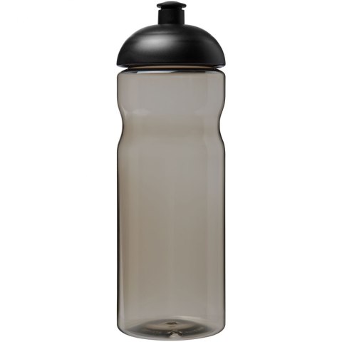 Bidon H2O Eco o pojemności 650 ml z wypukłym wieczkiem charcoal, czarny (21009800) Bidon H2O Eco o pojemności 650 ml z wypukłym wieczkiem charcoal, czarny (21009800)