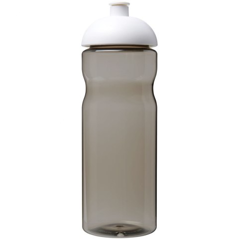 Bidon H2O Eco o pojemności 650 ml z wypukłym wieczkiem ciemnografitowy, biały (21009801) Bidon H2O Eco o pojemności 650 ml z wypukłym wieczkiem ciemnografitowy, biały (21009801)