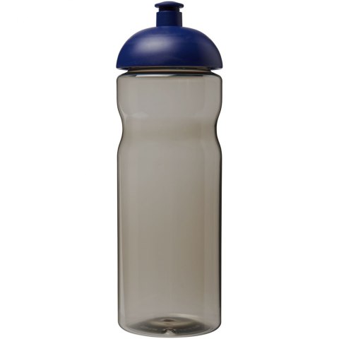 Bidon H2O Eco o pojemności 650 ml z wypukłym wieczkiem ciemnografitowy, błękit królewski (21009802) Bidon H2O Eco o pojemności 650 ml z wypukłym wieczkiem ciemnografitowy, błękit królewski (21009802)