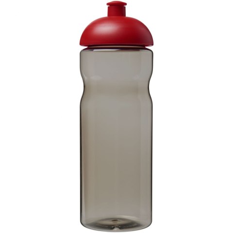 Bidon H2O Eco o pojemności 650 ml z wypukłym wieczkiem ciemnografitowy, czerwony (21009803) Bidon H2O Eco o pojemności 650 ml z wypukłym wieczkiem ciemnografitowy, czerwony (21009803)