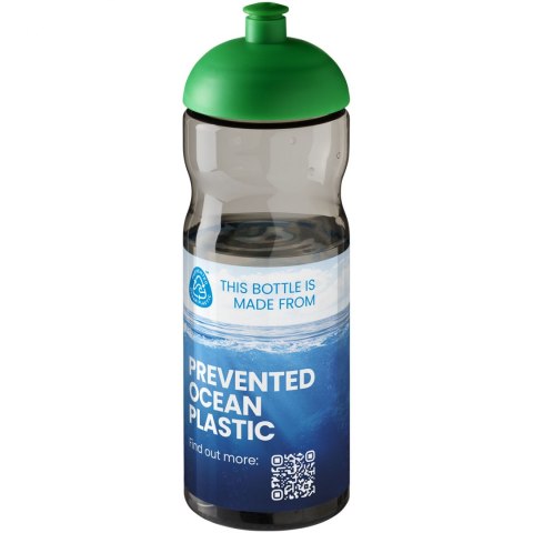 Bidon H2O Eco o pojemności 650 ml z wypukłym wieczkiem ciemnografitowy, jasnozielony (21009806) Bidon H2O Eco o pojemności 650 ml z wypukłym wieczkiem ciemnografitowy, jasnozielony (21009806)