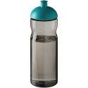Bidon H2O Eco o pojemności 650 ml z wypukłym wieczkiem ciemnografitowy, morski (21009805)