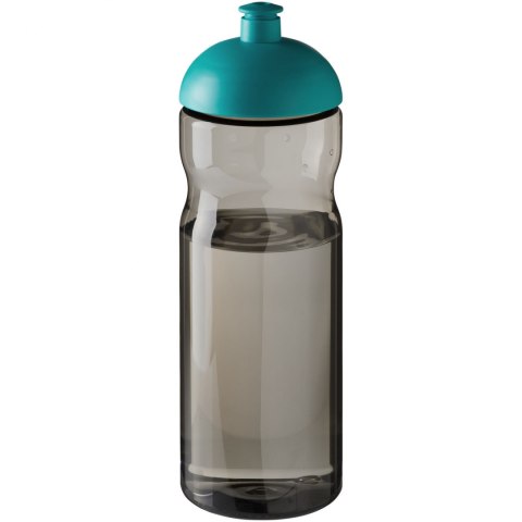 Bidon H2O Eco o pojemności 650 ml z wypukłym wieczkiem ciemnografitowy, morski (21009805) Bidon H2O Eco o pojemności 650 ml z wypukłym wieczkiem ciemnografitowy, morski (21009805)